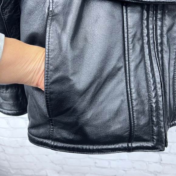 🚫SOLD! NWOT |•WILSONS LEATHER•| Plush Insulated Belted Hooded Jacket Coat Large - Picture 10 of 16